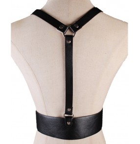 Functional punk style strap belt women's European and American street casual belt vest JK shirt suspender decorative waist Belt